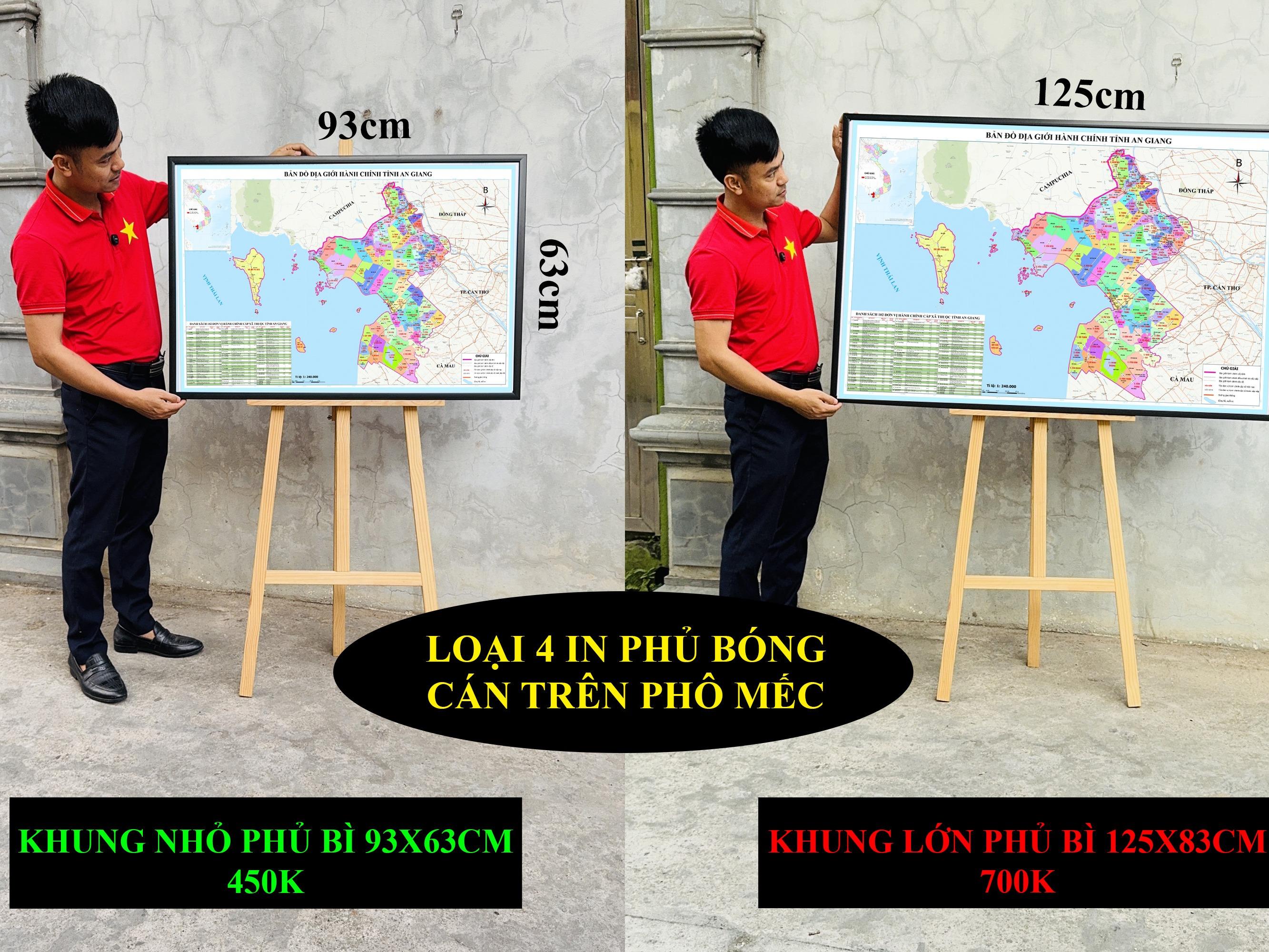 Bản Đồ An Giang (Kiên Giang và An Giang) cập nhật 2026 có cả tên xã phường mới và cũ chi tiết