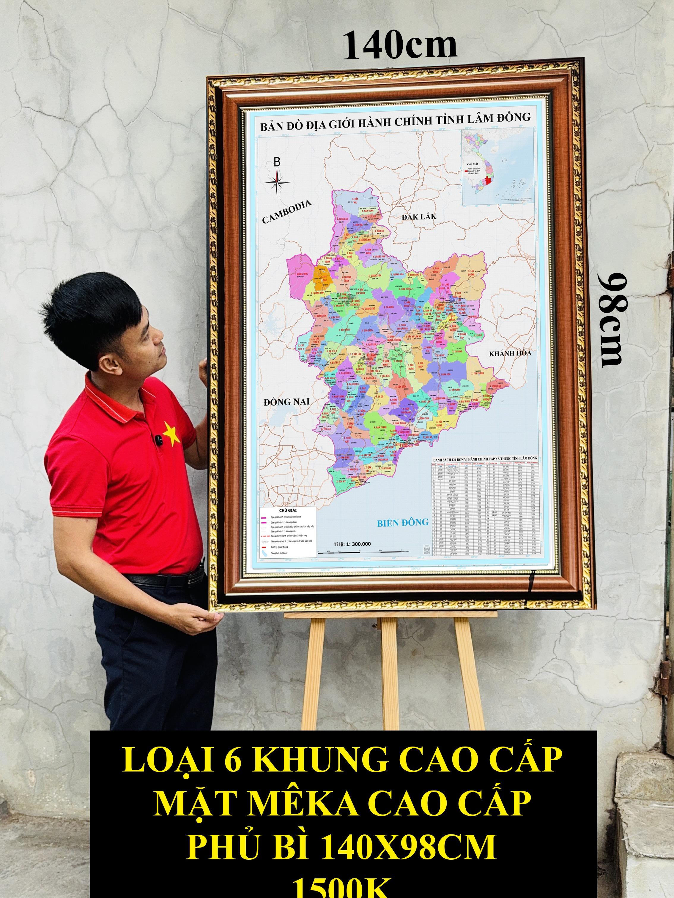 Bản Đồ Lâm Đồng (Đắk Nông, Bình Thuận và Lâm Đồng) cập nhật 2026