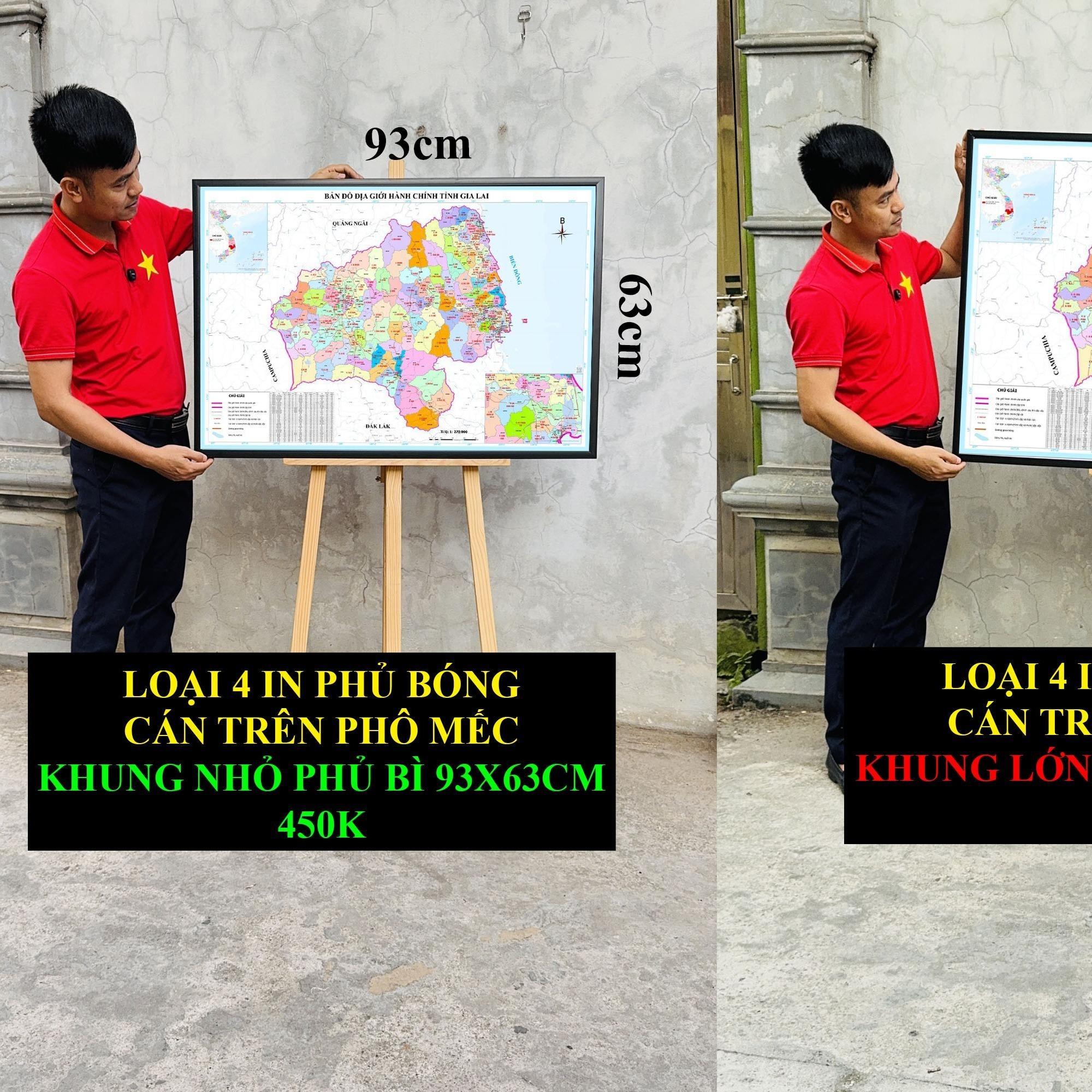 Bản Đồ Gia Lai (Gia Lai và Bình Định) cập nhật 2026