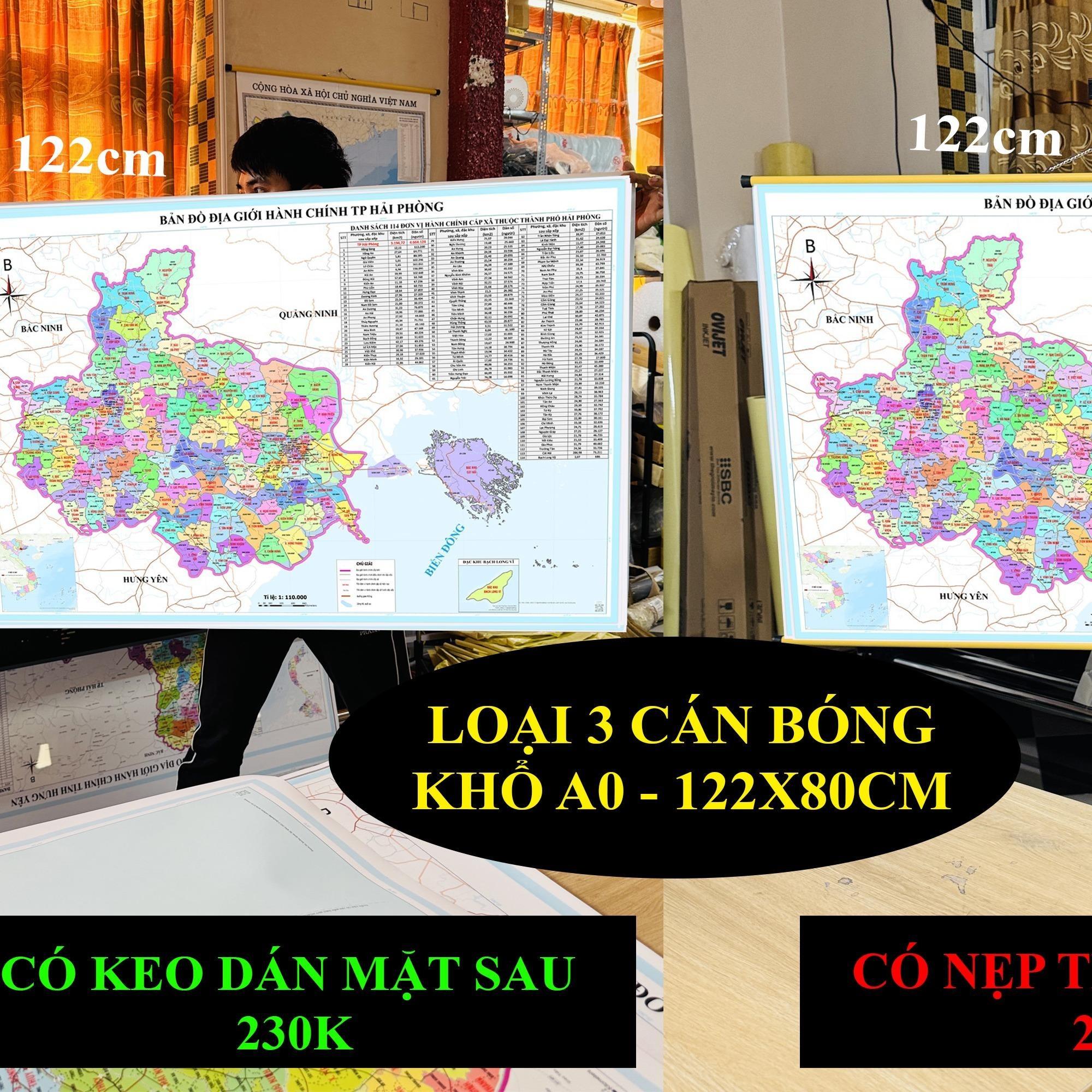 Bản Đồ TP Hải Phòng (TP Hải Phòng và Hải Dương) cập nhật 2026
