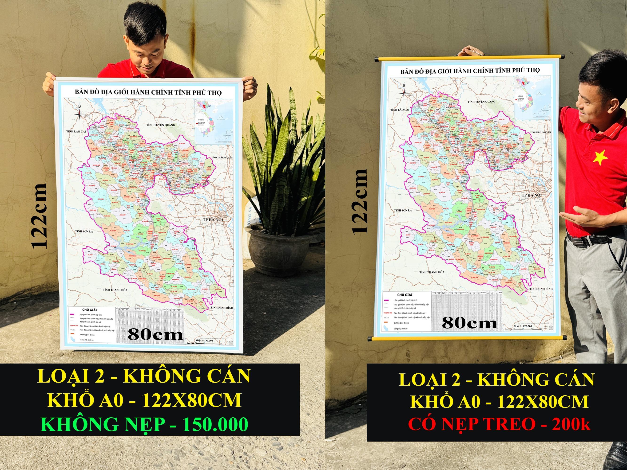 Bản Đồ Phú Thọ (Hòa Bình, Vĩnh Phúc, Phú Thọ) cập nhật 2026