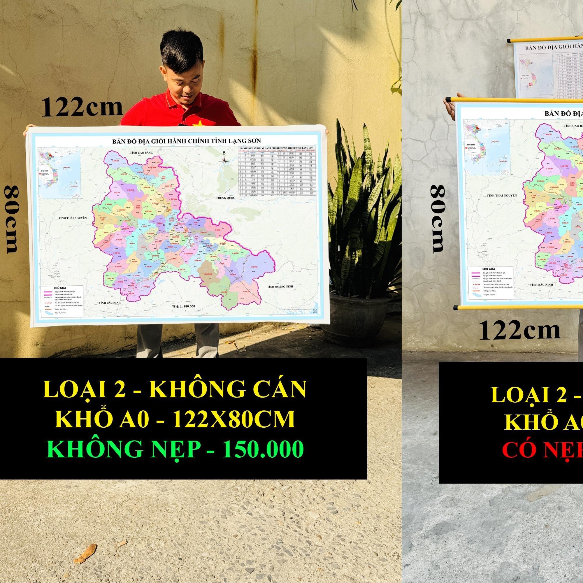 Bản Đồ Lạng Sơn cập nhật 2026 có cả tên xã phường mới và cũ chi tiết