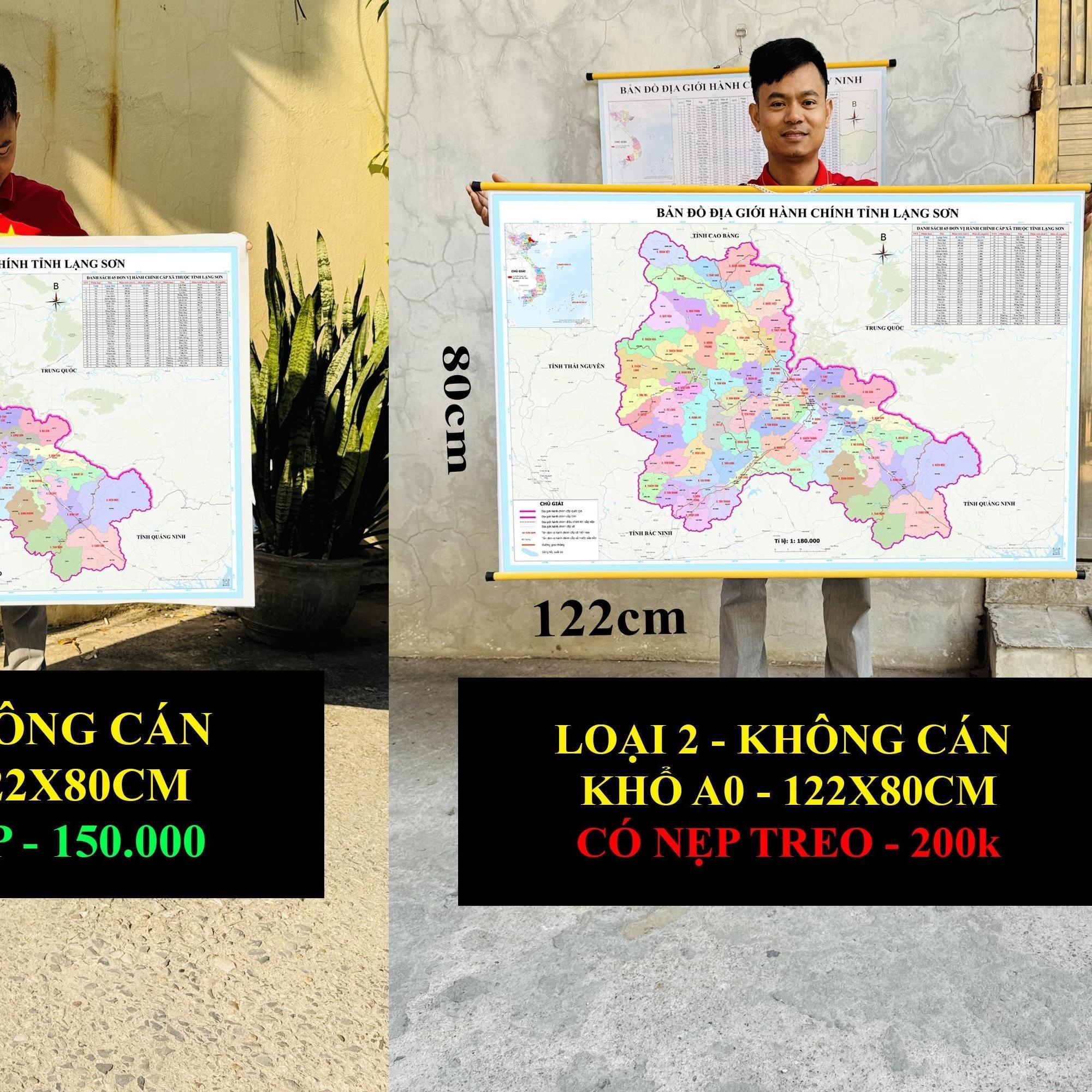 Bản Đồ Lạng Sơn cập nhật 2026 có cả tên xã phường mới và cũ chi tiết