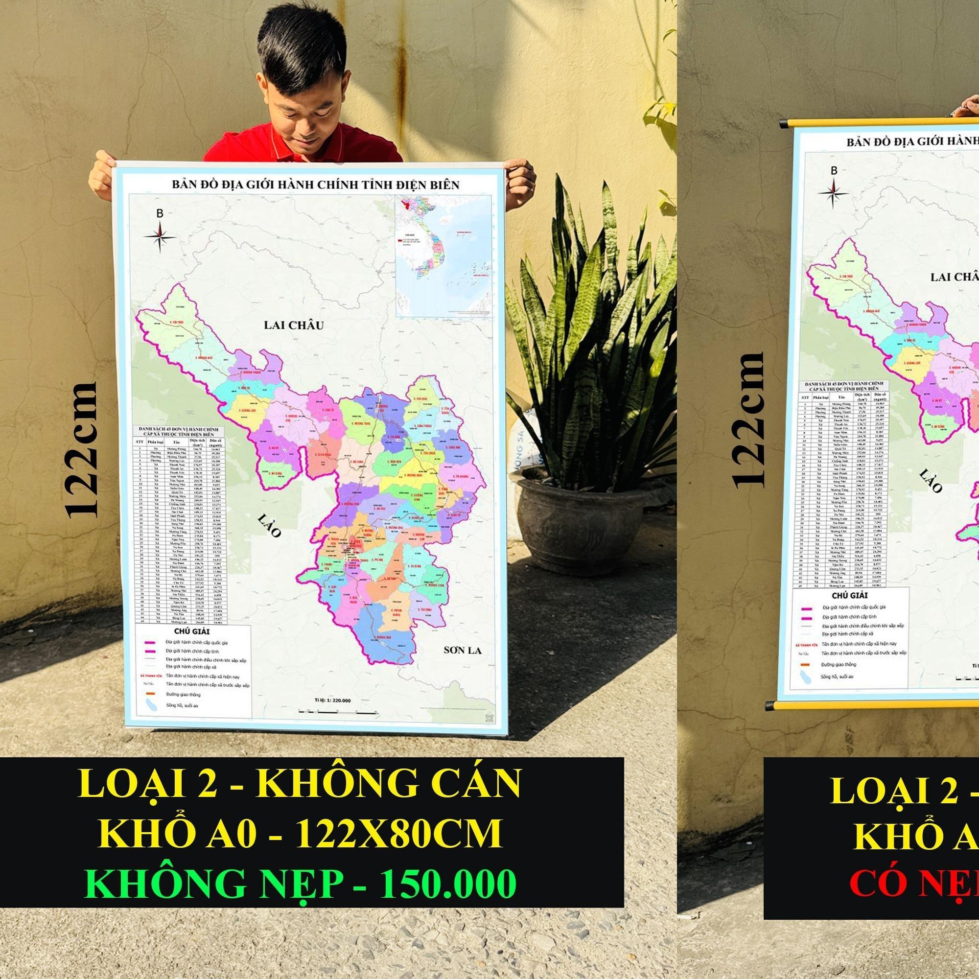 Bản Đồ Điện Biên cập nhật 2026 có cả tên xã phường mới và cũ chi tiết