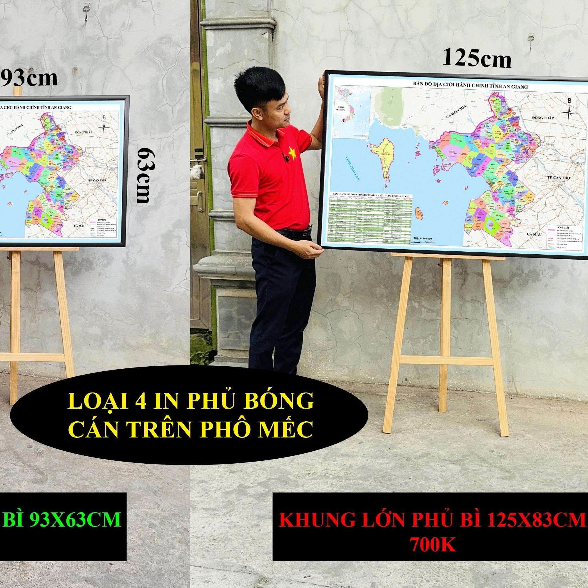 Bản Đồ An Giang (Kiên Giang và An Giang) cập nhật 2026 có cả tên xã phường mới và cũ chi tiết