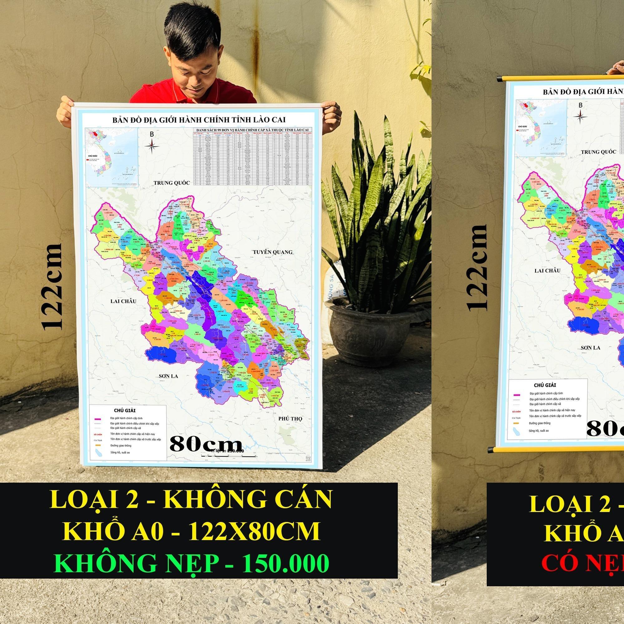 Bản Đồ Lào Cai (Lào Cai và Yên Bái) cập nhật 2026 có cả tên xã phường mới và cũ chi tiết