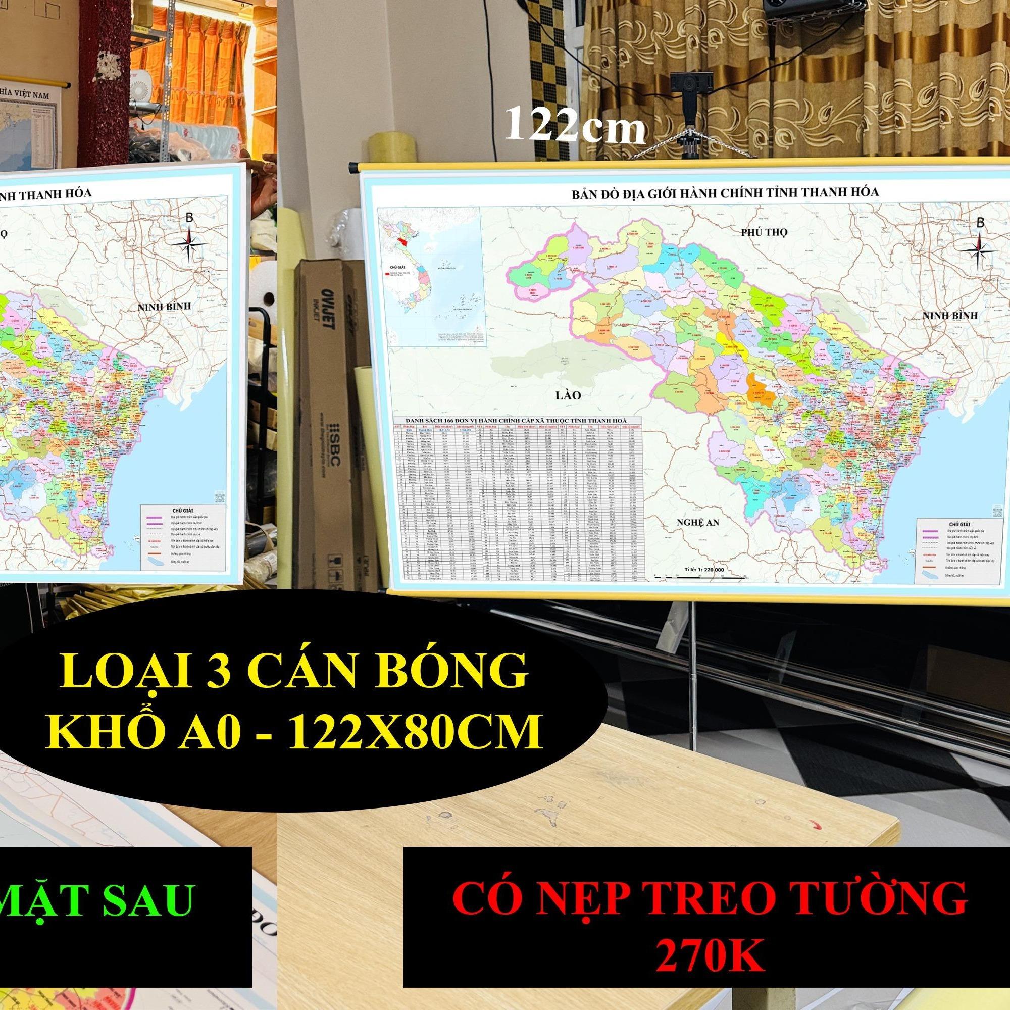 Bản Đồ Thanh Hóa cập nhật 2026 có cả tên xã phường mới và cũ chi tiết