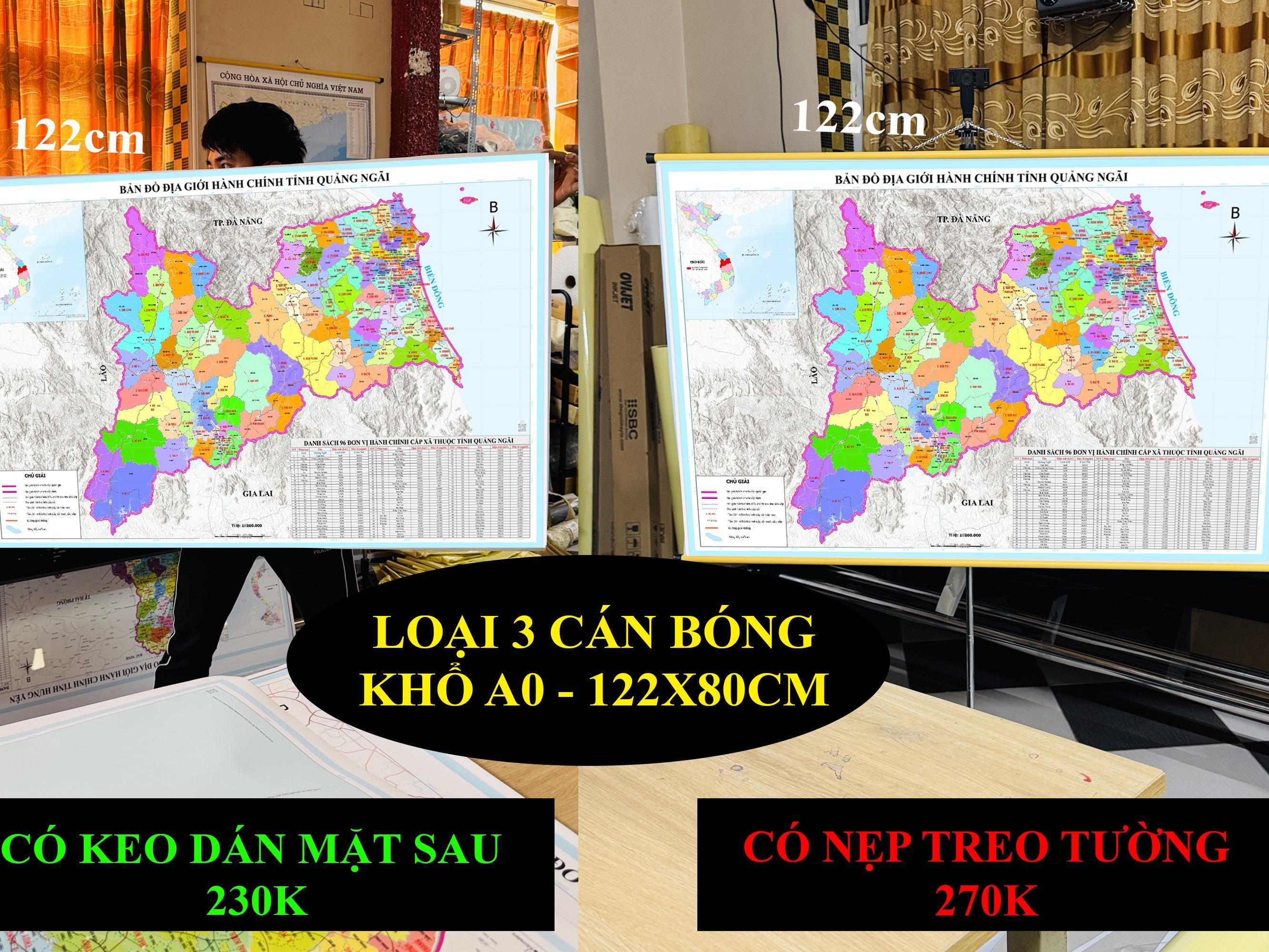 Bản Đồ Quảng Ngãi (Kon Tum và Quảng Ngãi) cập nhật 2026