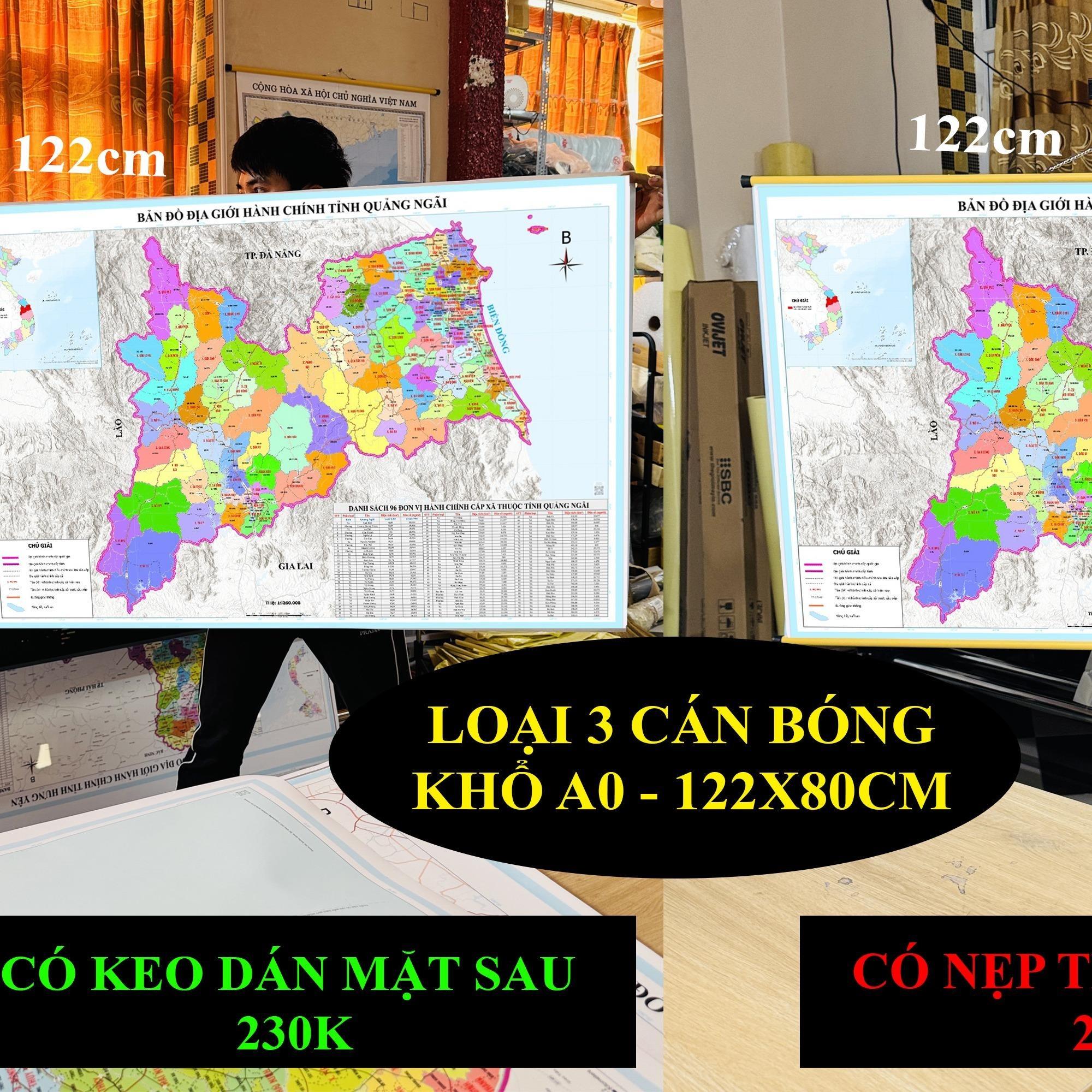 Bản Đồ Quảng Ngãi (Kon Tum và Quảng Ngãi) cập nhật 2026