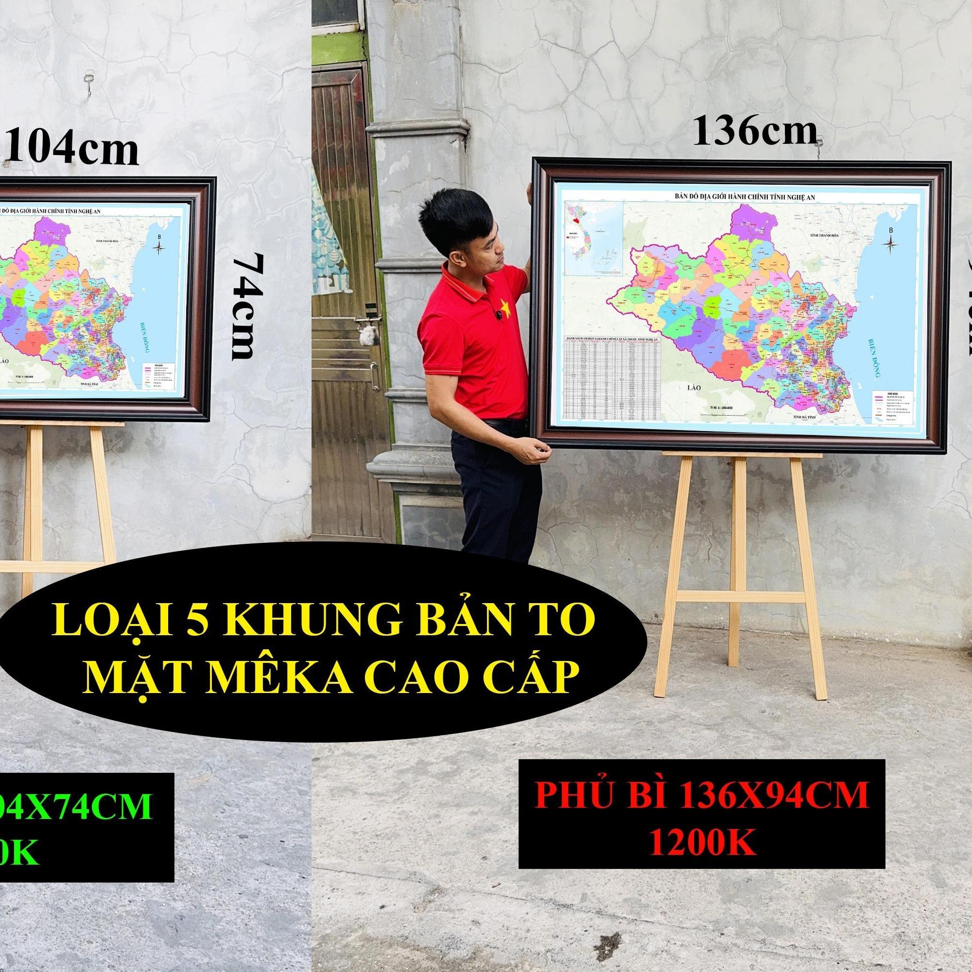 Bản Đồ Nghệ An cập nhật 2026 có cả tên xã phường mới và cũ chi tiết