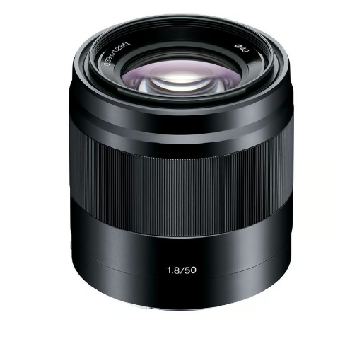 Ống kính Sony E 50mm F1.8 OSS / SEL50F18/ Đen- Chính Hãng