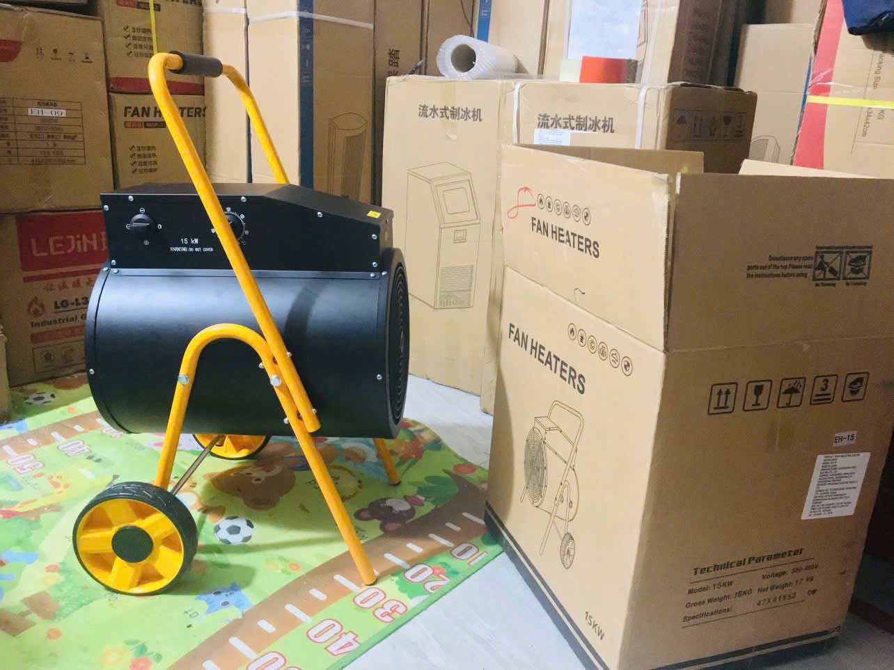 Quạt sấy gió nóng công nghiệp Ebisu EH-15 ( 15kw )