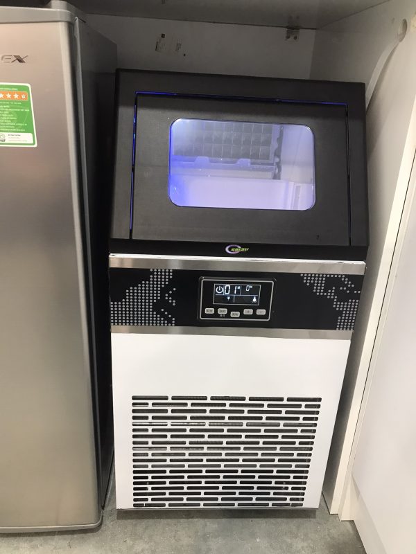 Máy làm đá viên Ebisu HZB-55 ( 60kg / ngày, chức năng dùng cho nước máy hoặc qua máy lọc nước )