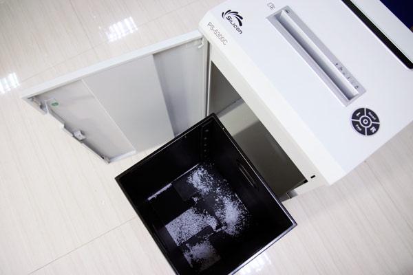 Máy hủy tài liệu văn phòng siêu bảo mật Silicon PS-5300C