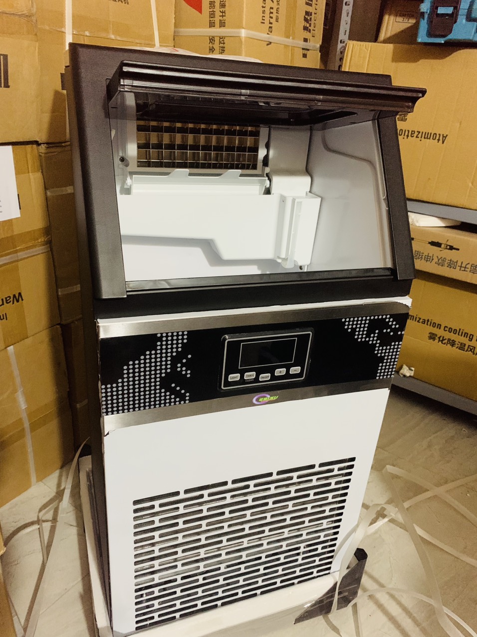 Máy làm đá viên Ebisu HZB-55FB ( 60kg/ ngày , dùng cho hút bình )