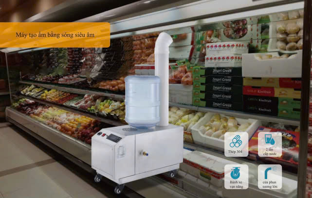 Máy tạo ẩm bằng sóng siêu âm loại 1 ống Model BL-C02ST 2Kg/h