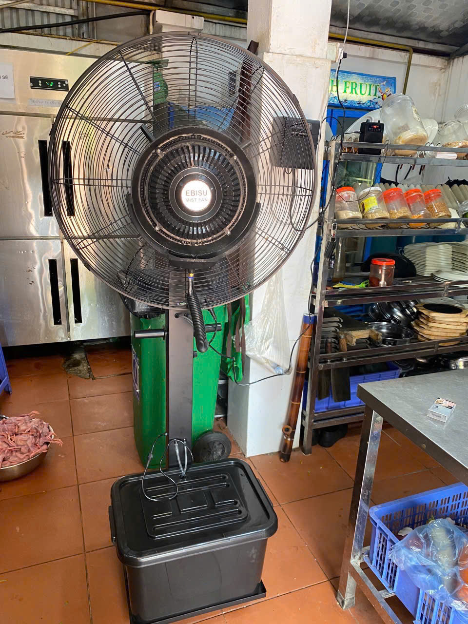 Quạt phun sương công nghiệp Ebisu FSD-650( Tùy chỉnh chiều cao quạt )