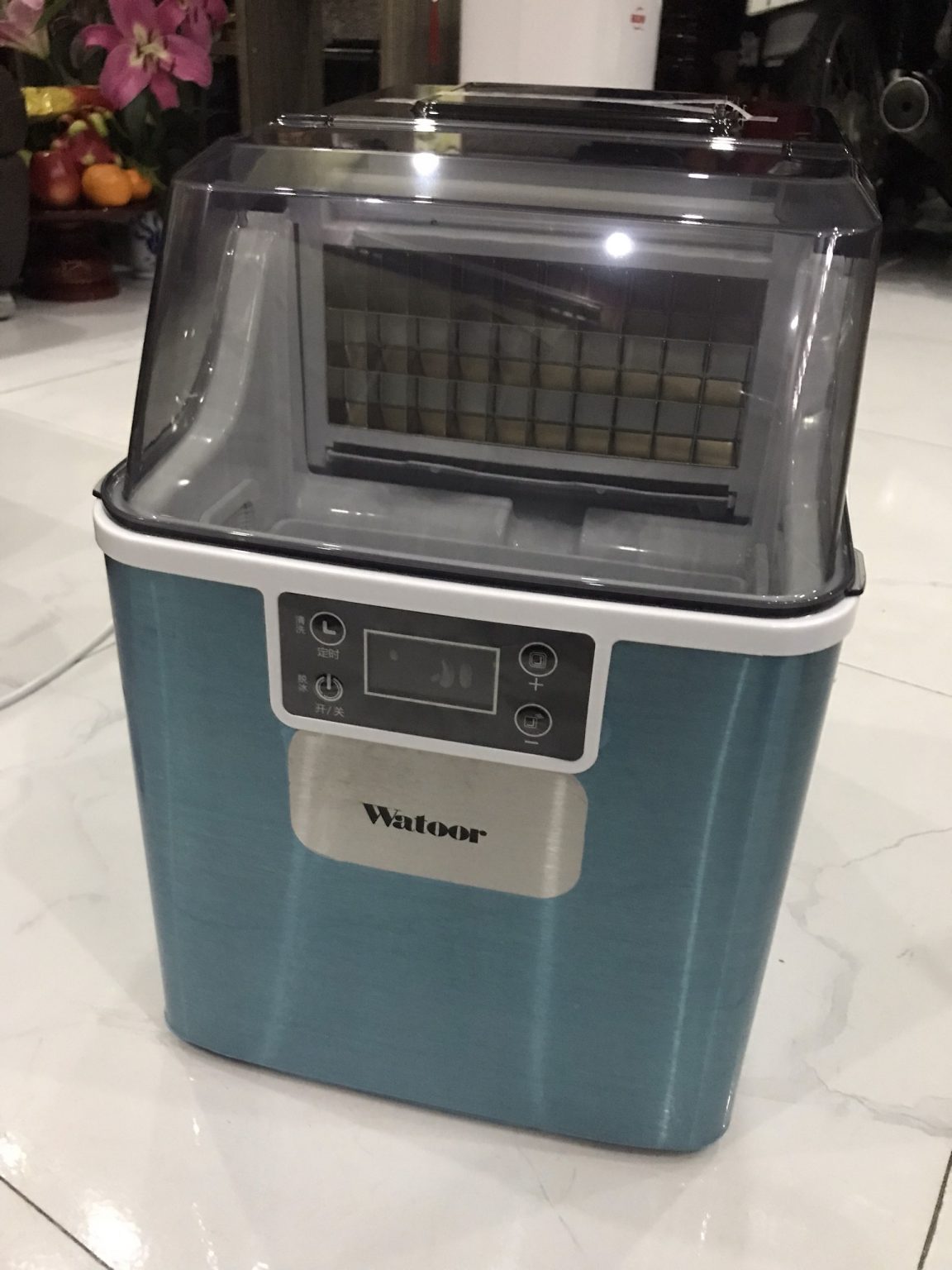 Máy làm đá viên HZB-32AFSB (35kg / ngày, tự động hút bình )