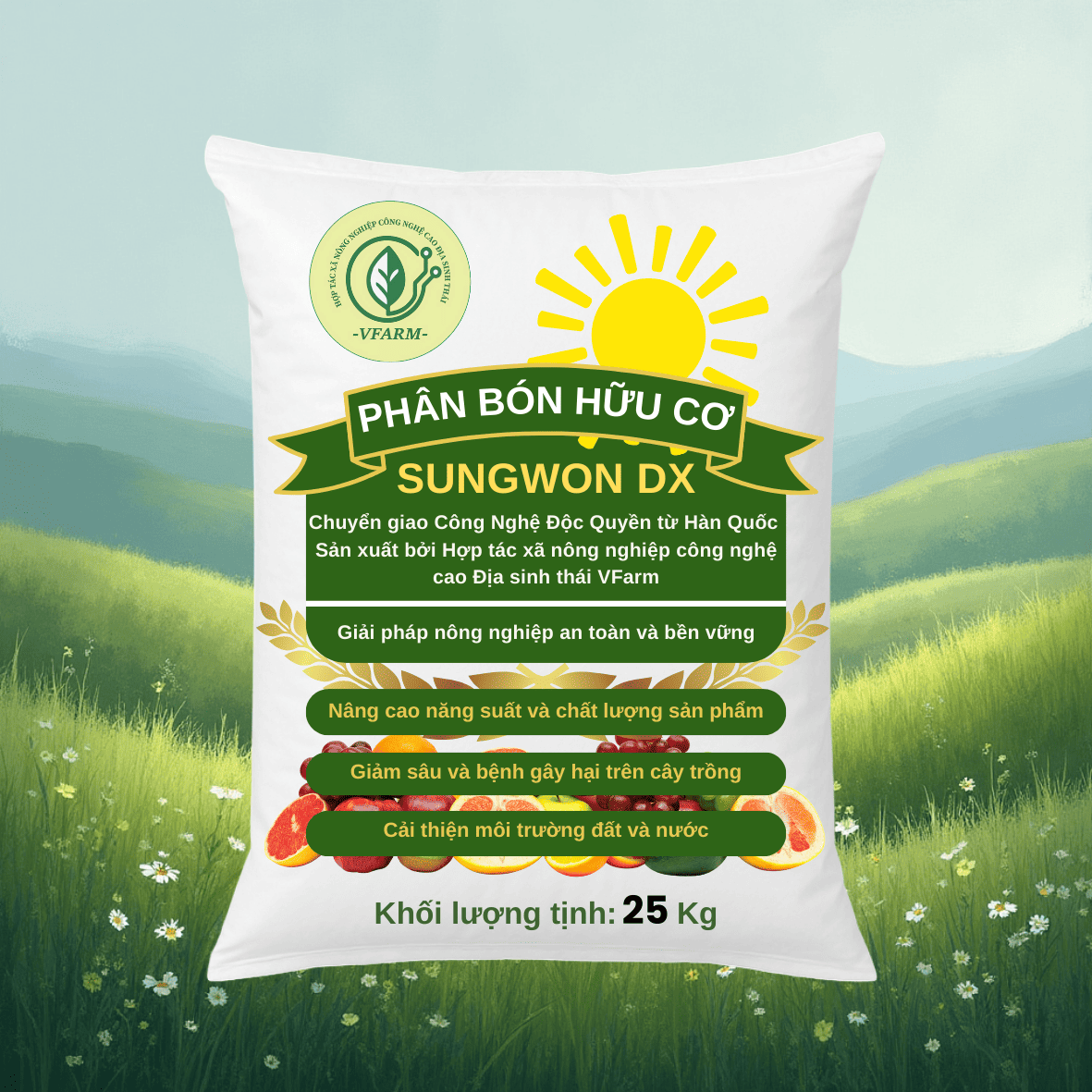 Phân bón hữu cơ SUNGWON DX
