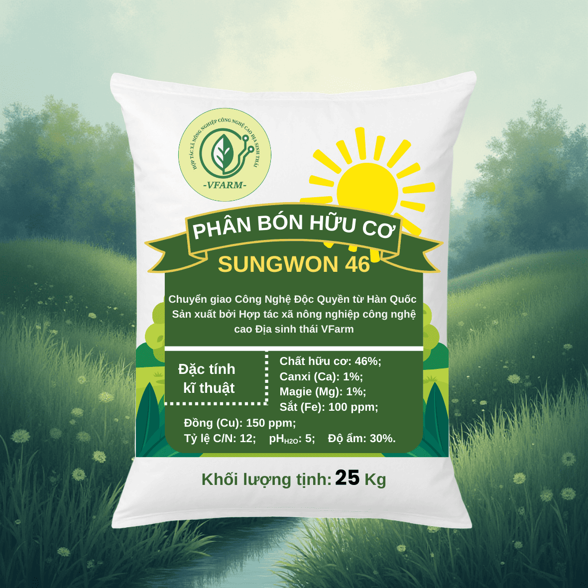 Phân bón hữu cơ SUNGWON 46