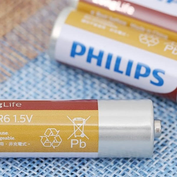 Pin AA 4 viên Zinc Carbon Philips R6L4B