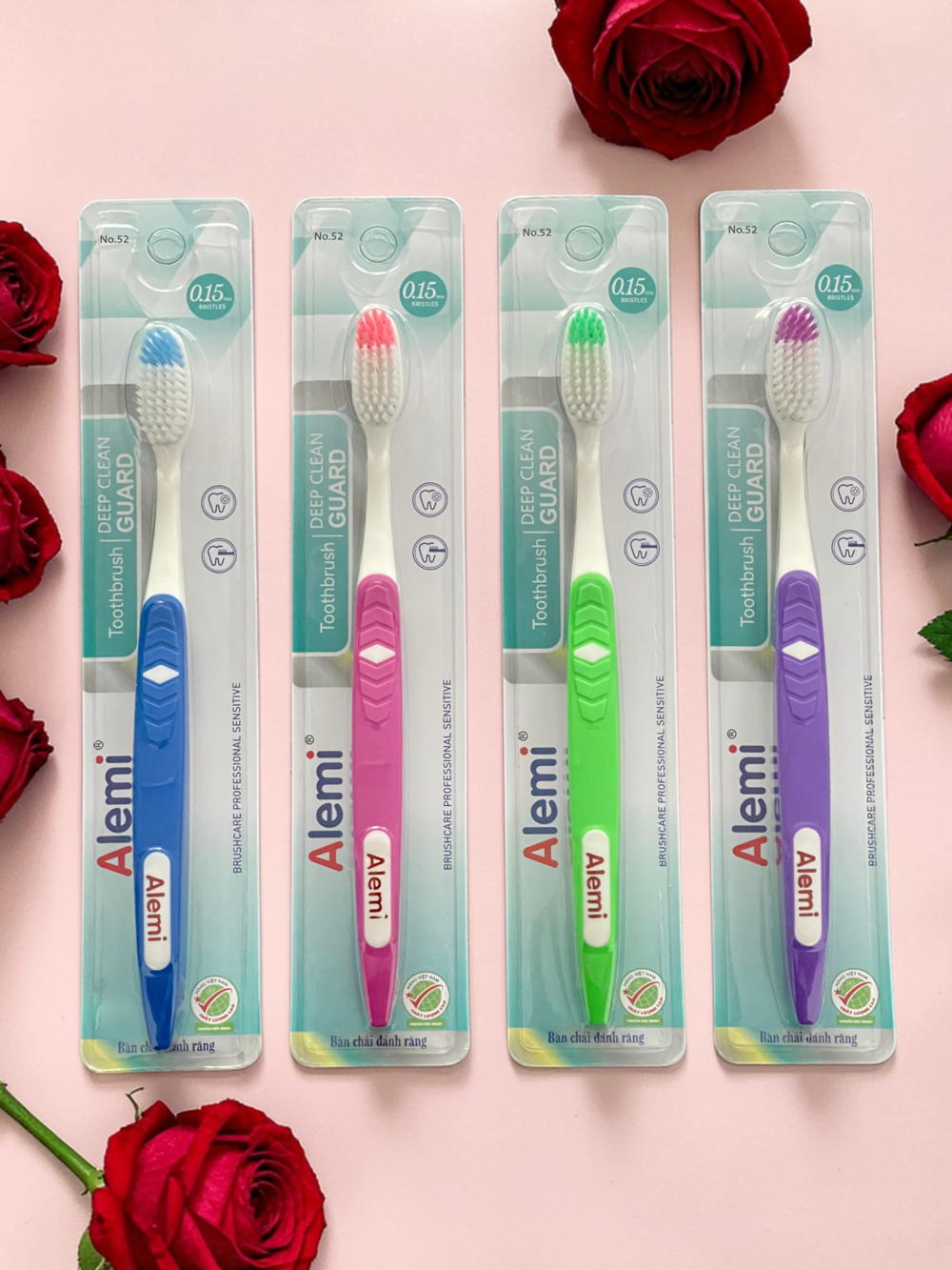 Bàn Chải Đánh Răng ALEMI HT 8052 - 150 VỈ - TOOTHBRUSH