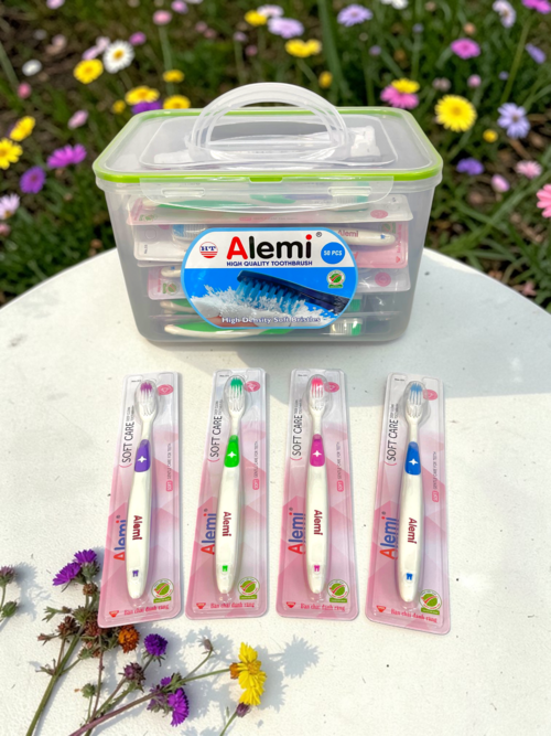 Bàn Chải Đánh Răng HT8055 - 50 VỈ TRẮNG - TOOTHBRUSH