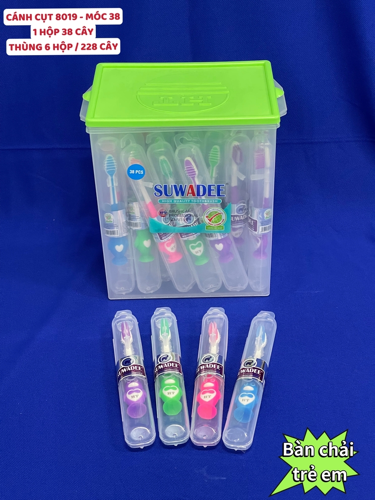 Bàn Chải Đánh Răng HT8019 - Hộp 38 Cây (Móc) - TOOTHBRUSH - 8936140450073