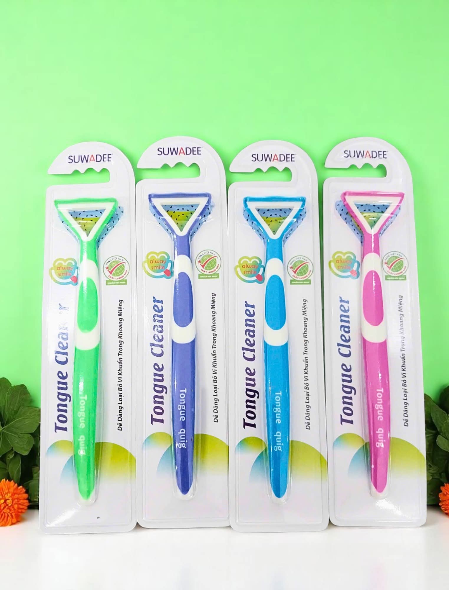 Dụng cụ cạo lưỡi HT8029  - Hộp 30 cây - TONGUECLEANER