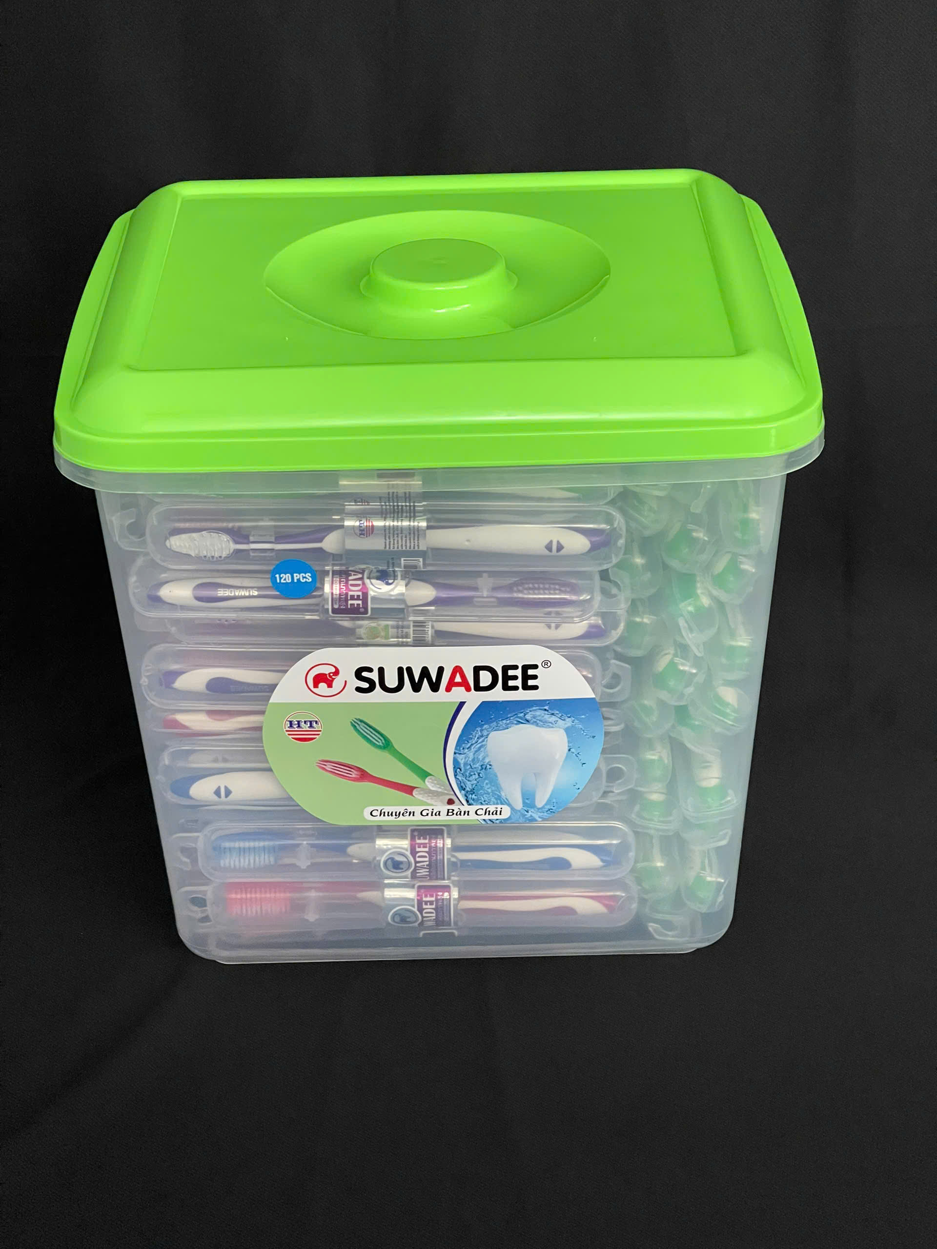 Bàn Chải Đánh Răng SUWADEE HT 8012 - 120 MÓC TRẮNG