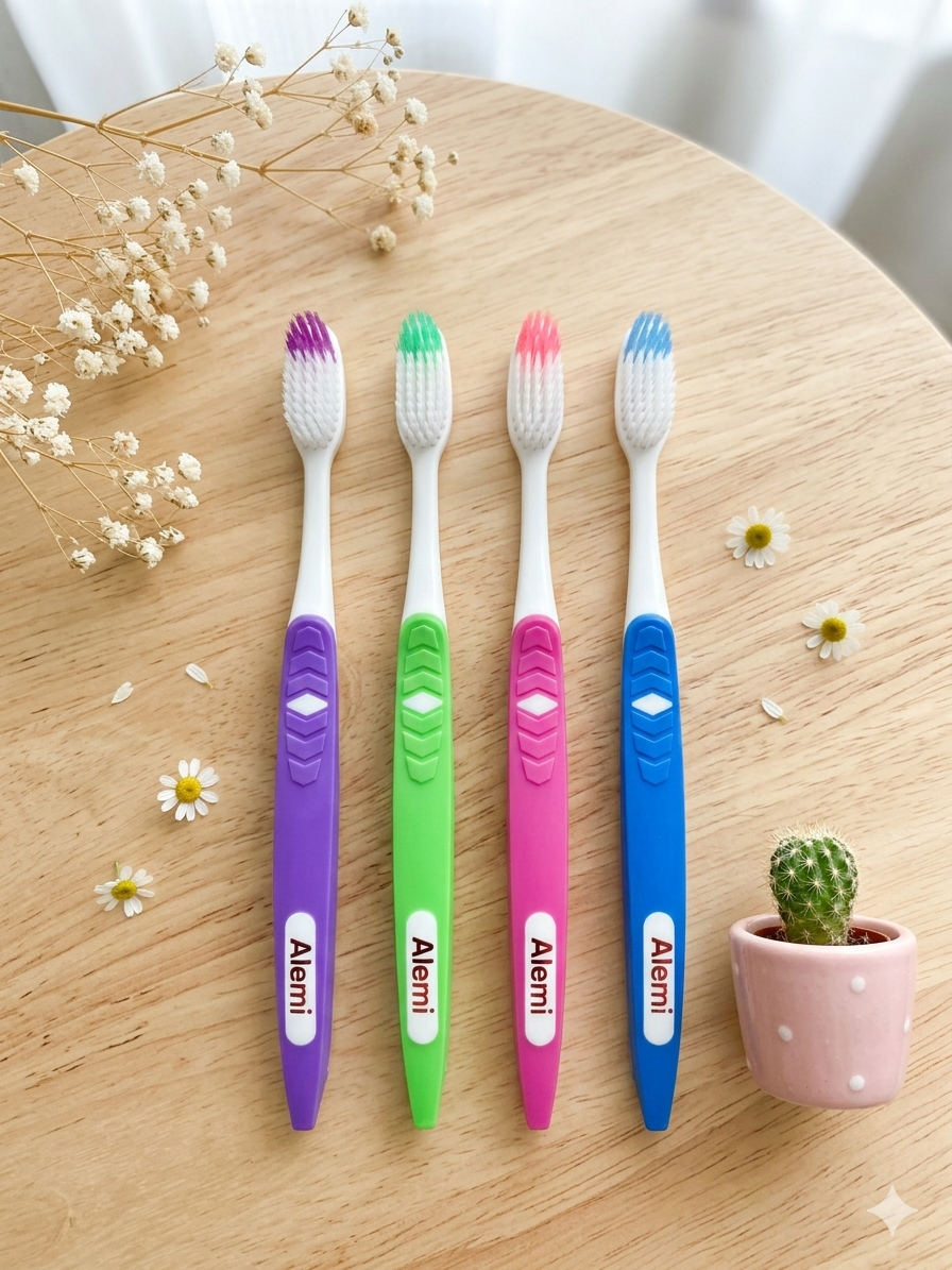 Bàn Chải Đánh Răng ALEMI HT 8052 - 45 MÓC PS