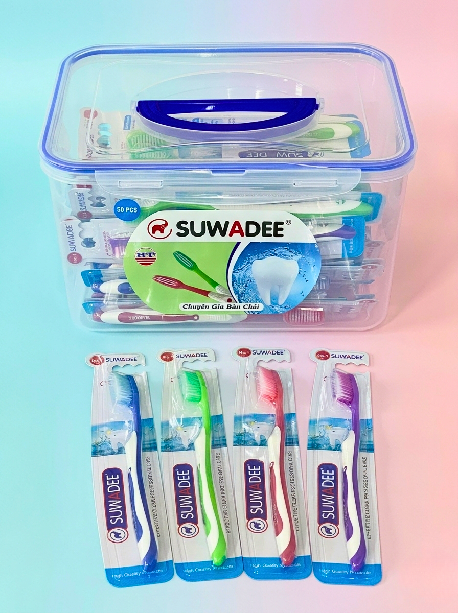 Bàn Chải Đánh Răng HT8012 - VỈ 50-TOOTHBRUSH - 8936140450073