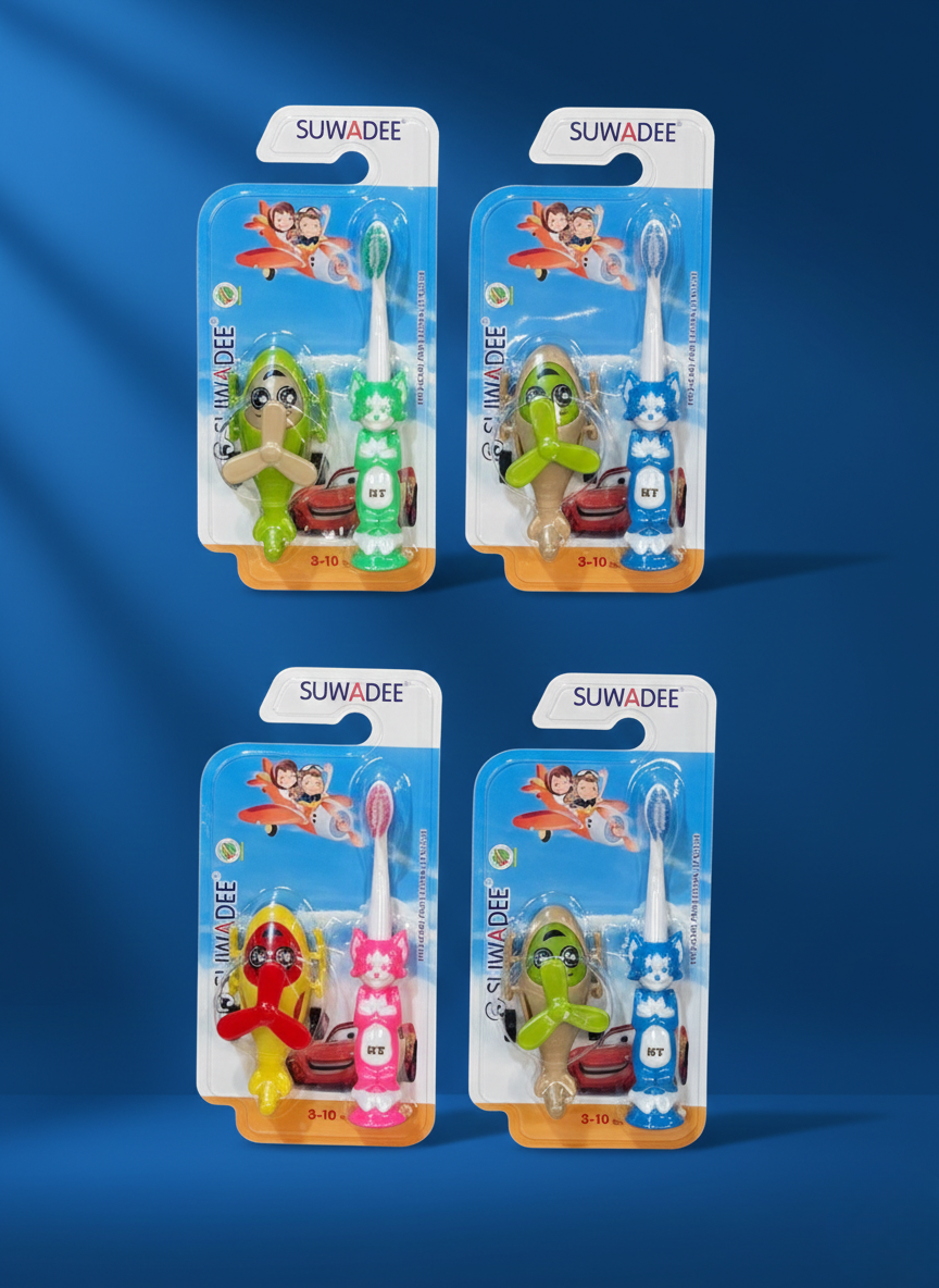 Bàn Chải Đánh Răng HT8013 - Hộp 12 Cây - TOOTHBRUSH (Kèm Trực Thăng) - 8936140450035