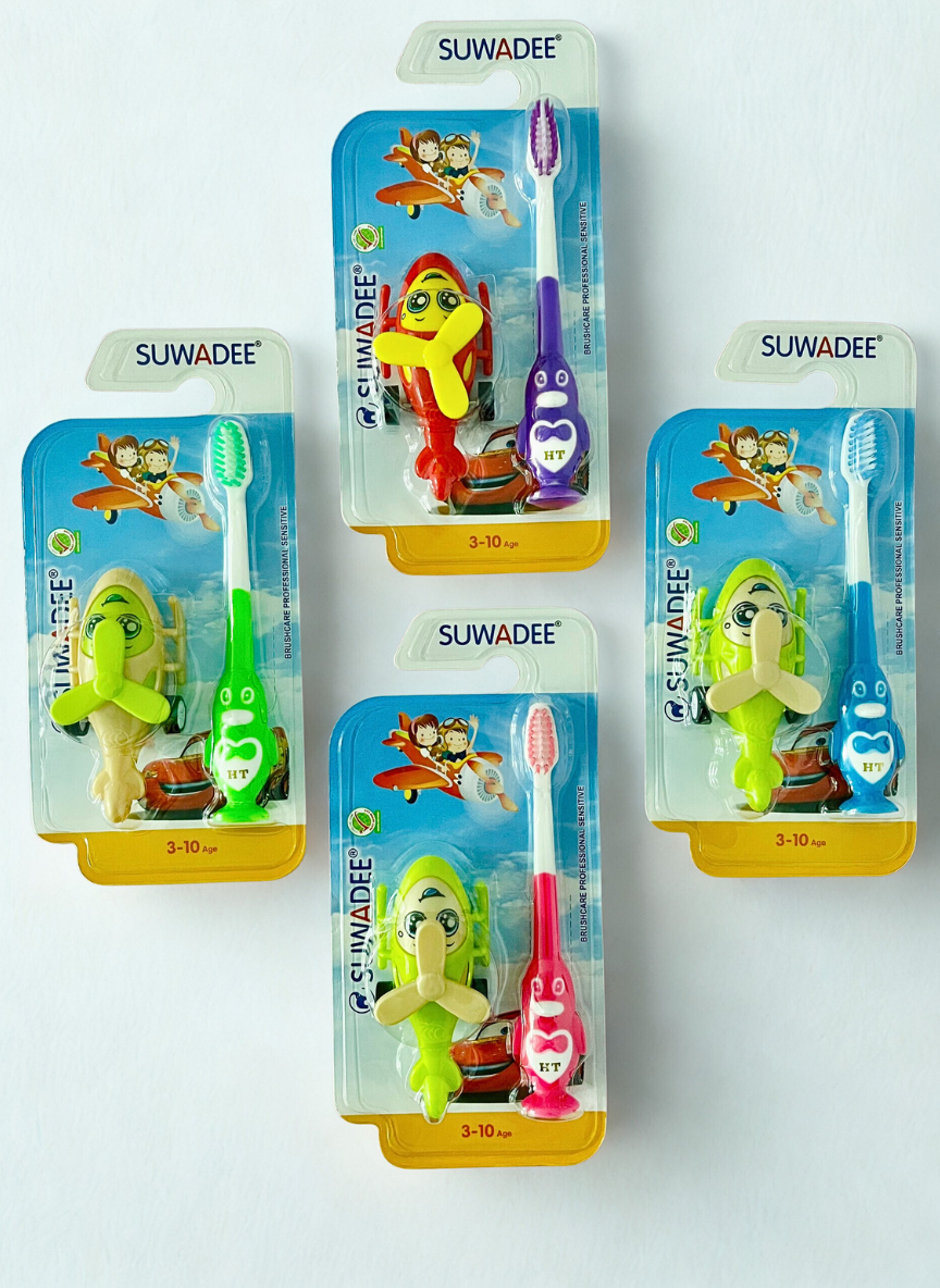 Bàn Chải Đánh Răng HT8019 - Hộp 12 Cây - TOOTHBRUSH ( Kèm Trực Thăng) - 8936140450035