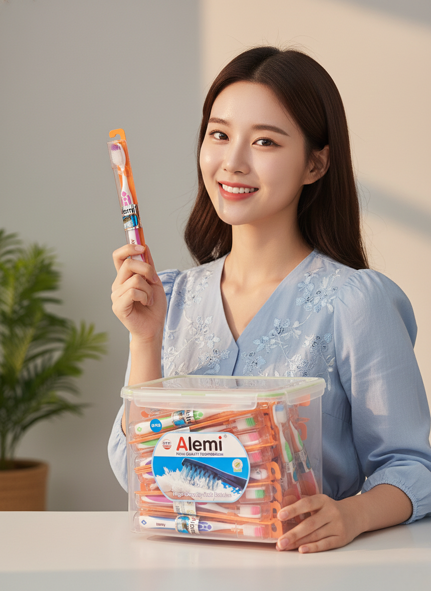 Bàn Chải Đánh Răng ALEMI HT 8050 - 50 MÓC PS