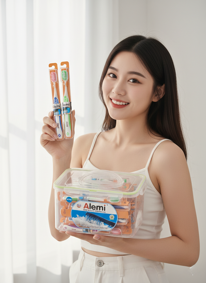 Bàn Chải Đánh Răng ALEMI HT 8051 - 45 MÓC PS