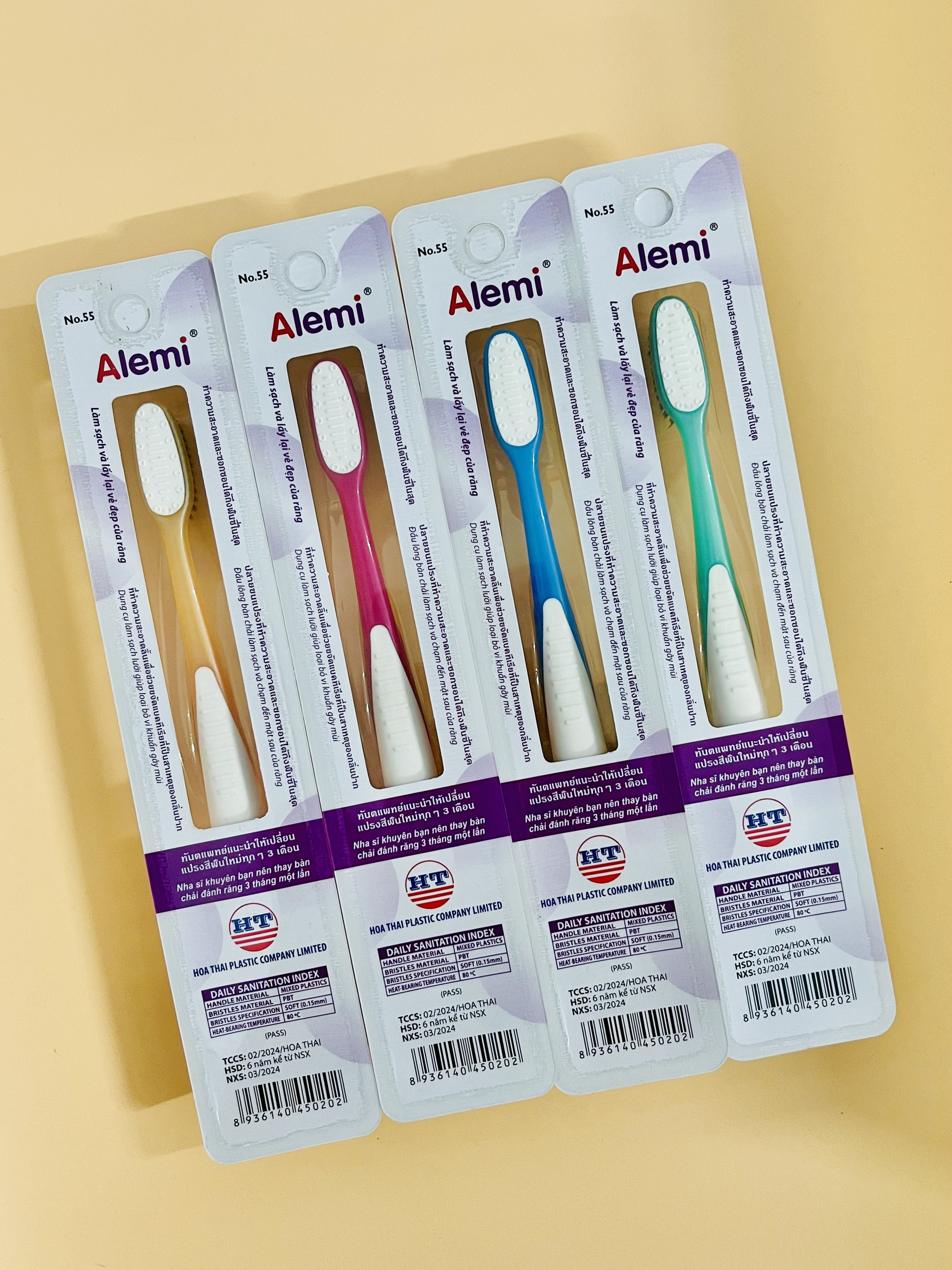 Bàn Chải Đánh Răng HT8055 - Hộp 50 cây - TOOTHBRUSH