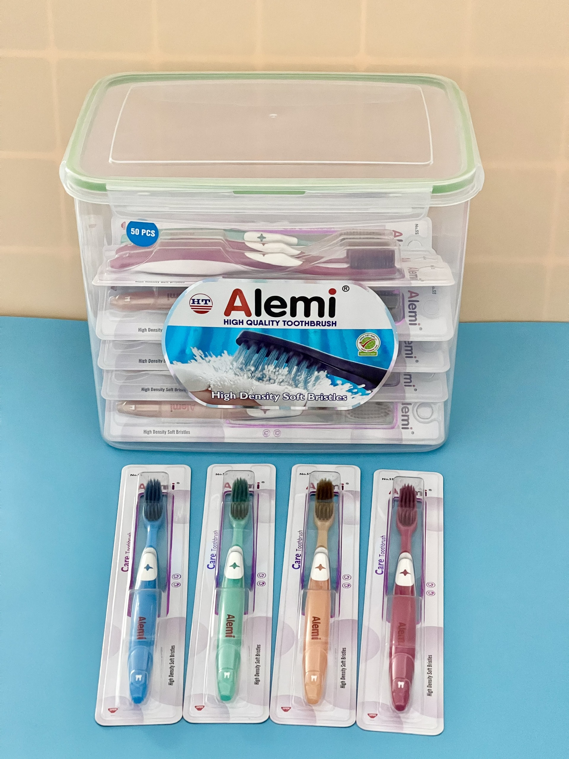 Bàn Chải Đánh Răng HT8055 - Hộp 50 cây - TOOTHBRUSH