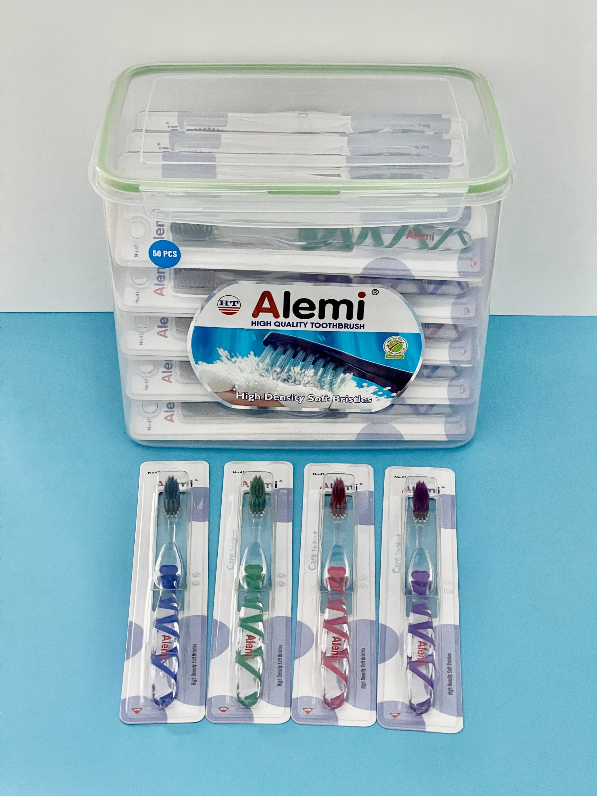 Bàn Chải Đánh Răng HT8047 - Hộp 50 cây - TOOTHBRUSH