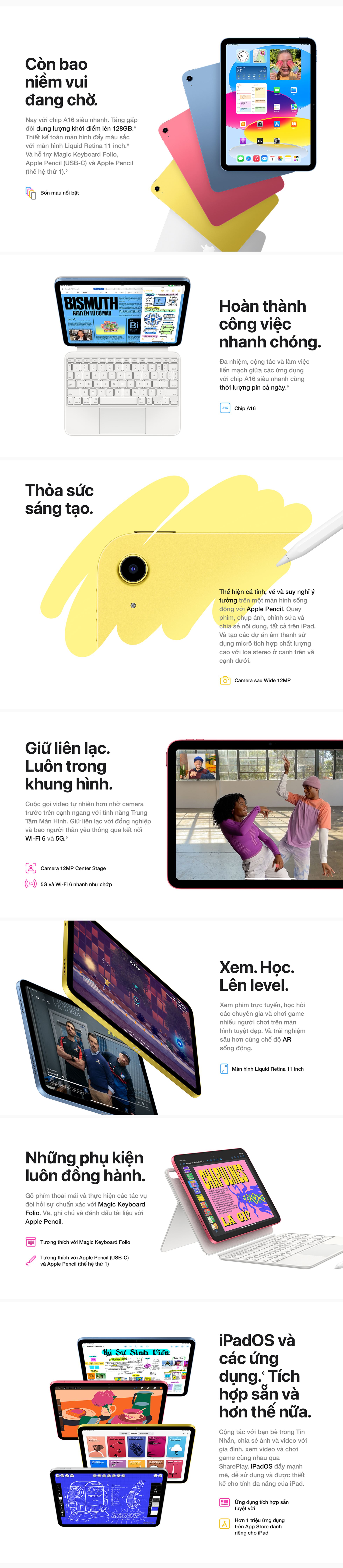 iPad Gen 11 A16 128GB Newseal Fullbox Chính Hãng