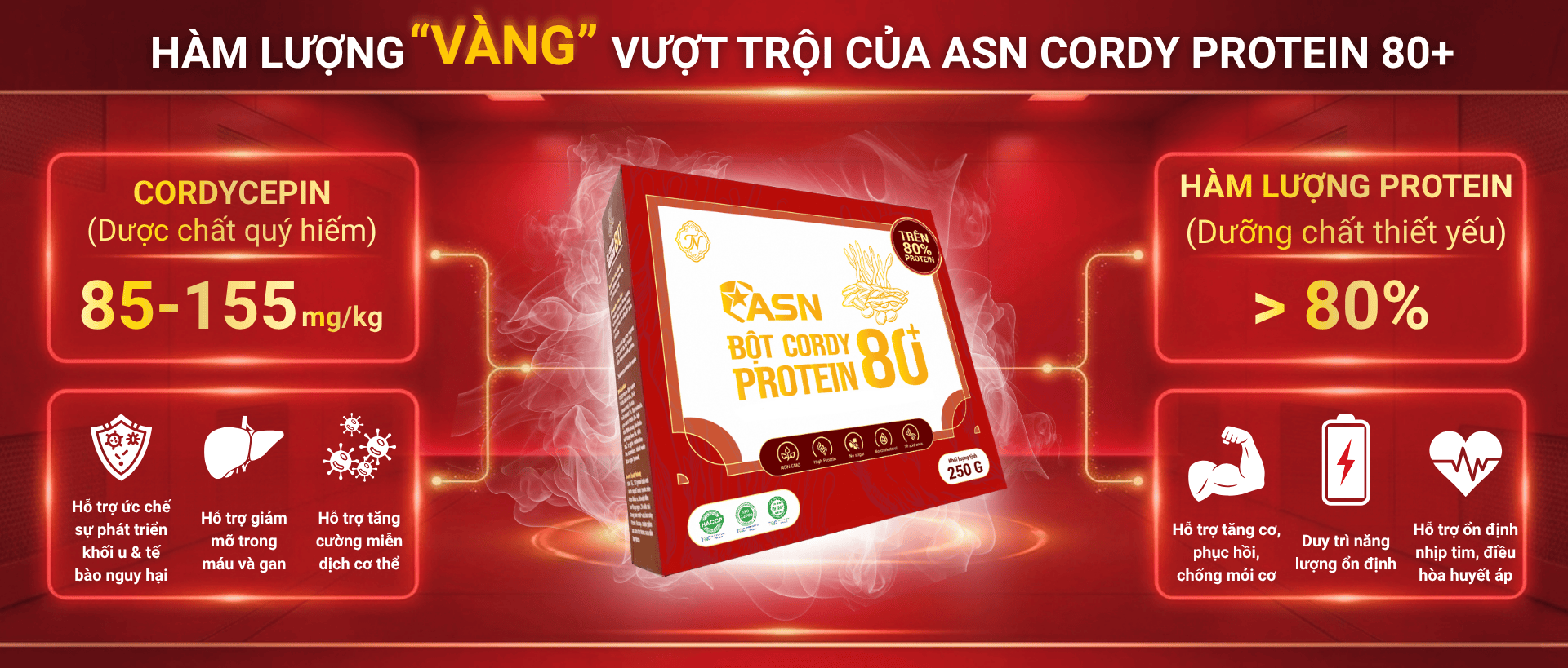 protein đông trùng hạ thảo
