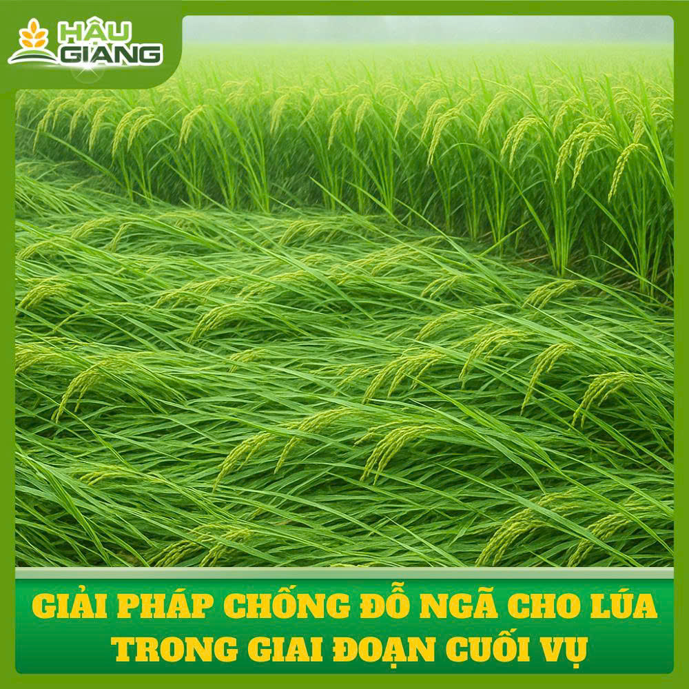 Giải Pháp Chống Đỗ Ngã Cho Lúa Giai Đoạn Cuối Vụ