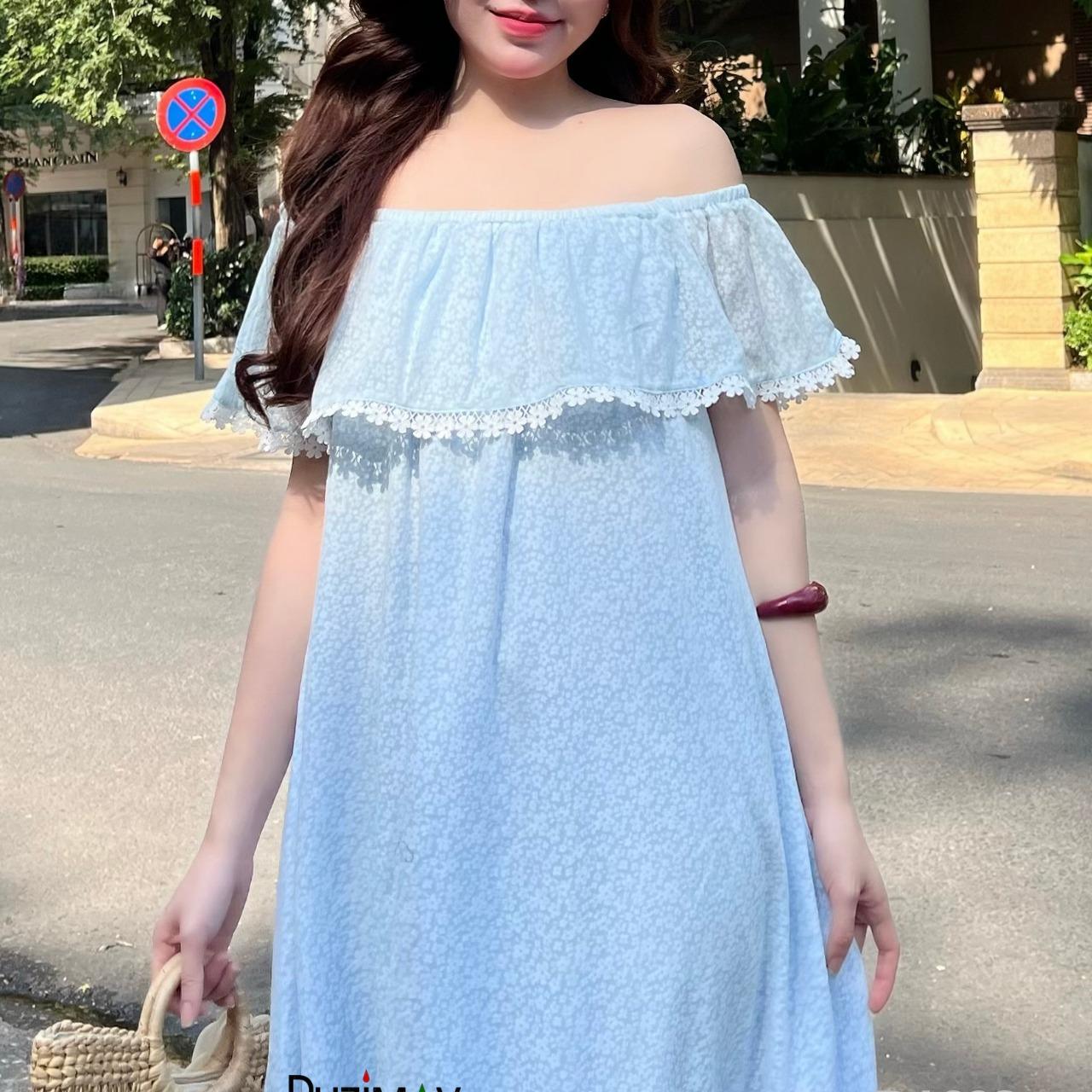 Đầm Maxi Ruzimay Trễ Vai Flora dáng dài R1600
