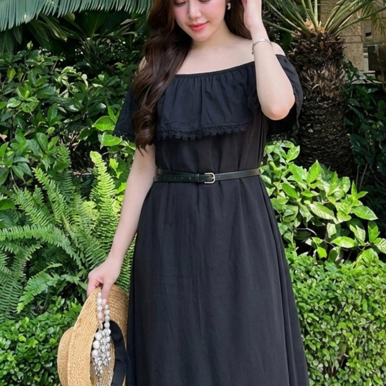 Đầm Maxi Ruzimay Trễ Vai Flora dáng dài R1600