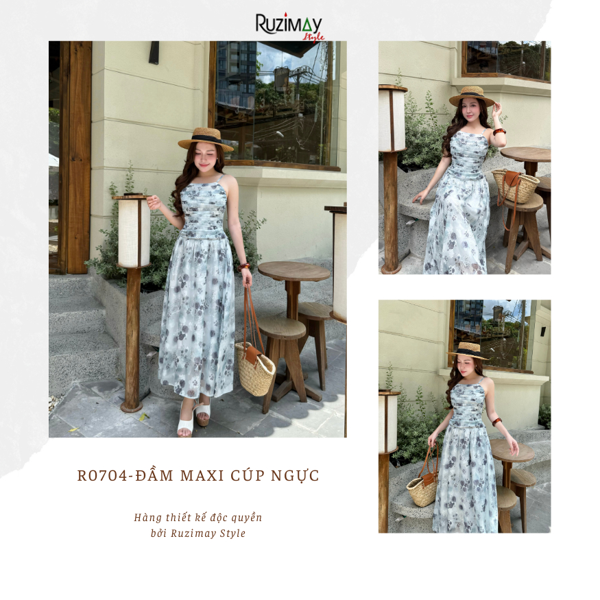 Đầm Maxi Dáng xoè Ruzimay R0700