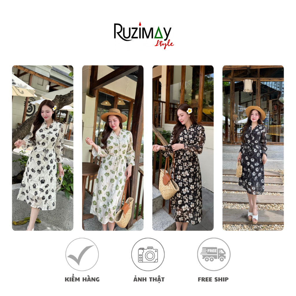 Đầm maxi dáng suông R0600