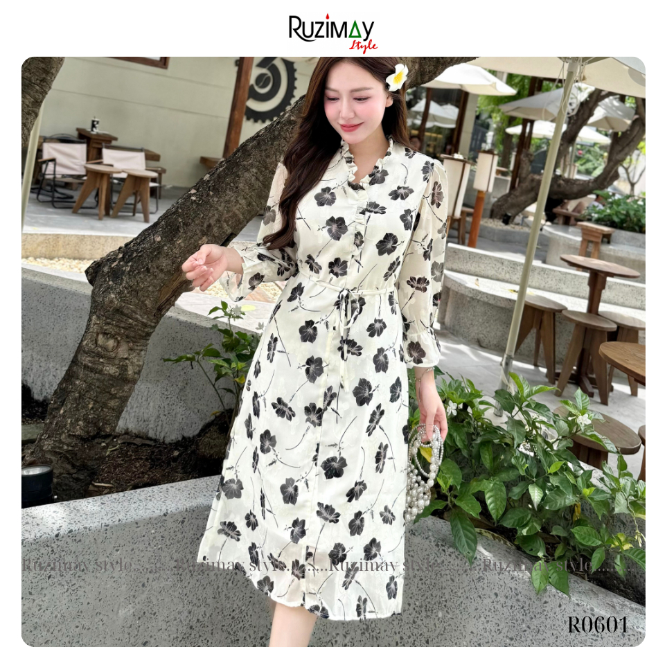 Đầm maxi dáng suông R0600