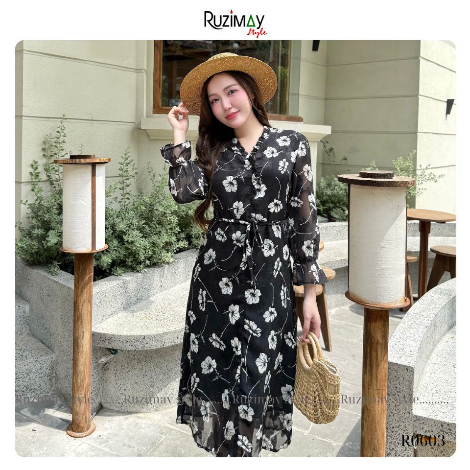 Đầm maxi dáng suông R0600