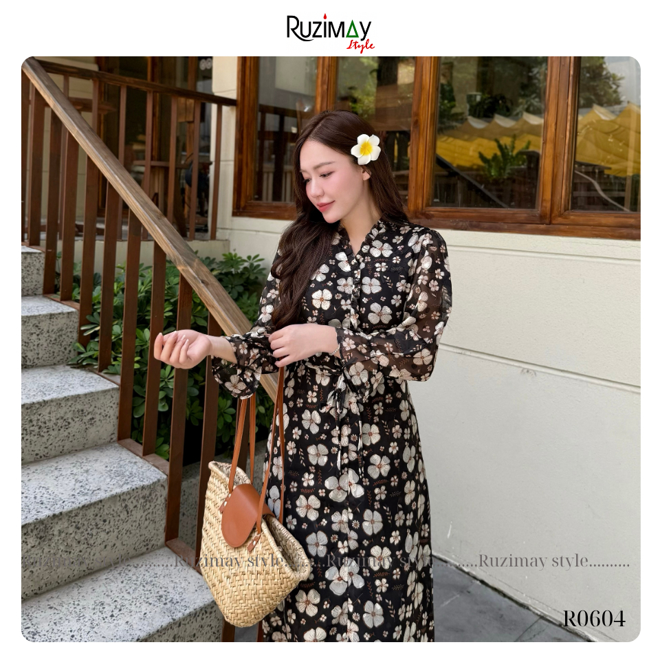 Đầm maxi dáng suông R0600