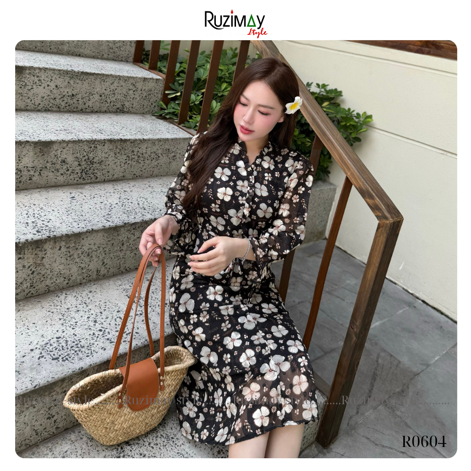 Đầm maxi dáng suông R0600